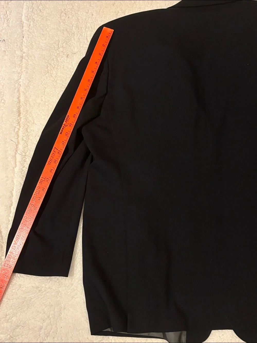 Calvin Klein Classic Black Men's Two-Button Blazer 50L